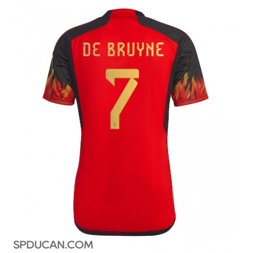 Muški Nogometni Dres Belgija Kevin De Bruyne #7 Domaci SP 2022 Kratak Rukav